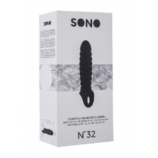 Увеличивающая насадка No.32 Stretchy Penis Extensio черная