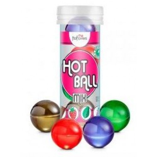 Смазка - лубрикант в капсулах Hot balls  (4 капсулы) из ассортимента
