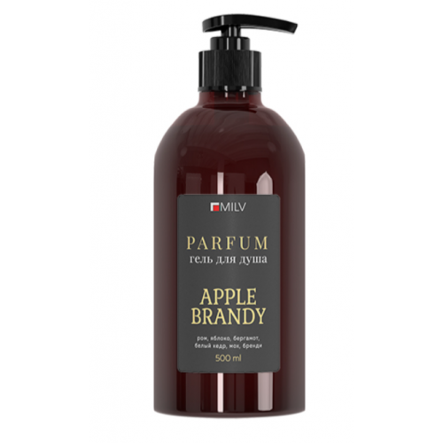 Парфюмированный гель для душа. APPLE BRANDY. 500 мл Milv