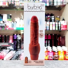 Вибратор Темный BARBARA19.5 см BW-001001R-1