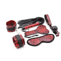 BDSM набор Red Leopard