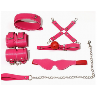 BDSM набор Красный с белой прошивкой для игр