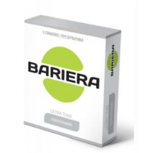 Тонкие презервативы Bariera - 3 шт