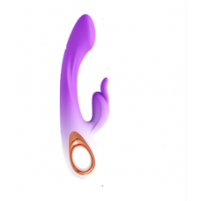 Вибростимулятор Bi color Macaroon Rabbit Violet