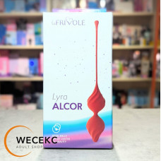 Бордовые вагинальные шарики Alcor le frivole