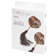 Поэстисы Золотистые «Burlesque Gipsy Golden» с черными кисточками 3634-02lola
