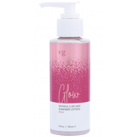 Мерцающий лосьон для тела CG GLOW Vanilla Cupcake Shimmer Lotion розовые блестки 118 мл для двоих