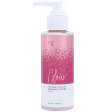 Мерцающий лосьон для тела CG GLOW Vanilla Cupcake Shimmer Lotion розовые блестки 118 мл для двоих