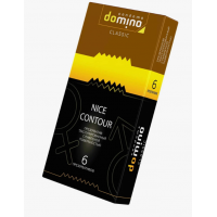 Презервативы с рёбрышками DOMINO Classic Nice Contour - 6 шт