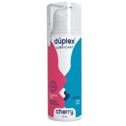 Лубрикант 3 в 1 Duplex - Cherry (вишня) с дозатором 50 ml