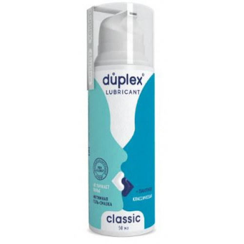 Лубрикант 3 в 1 Duplex - Classic (Классик) с дозатором 50 ml