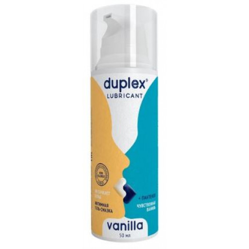 Лубрикант 3 в 1 Duplex - Vanilla (ваниль) с дозатором 50 ml