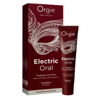 Оральный гель с вибрацией "ELECTRIC ORAL STRAWBERRY", Orgie