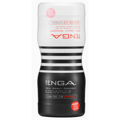 Мастурбатор двусторонний TENGA Black premium dual sensation cup ЯПОНИЯ