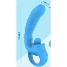Вибратор кролик Erected Fucker Blue