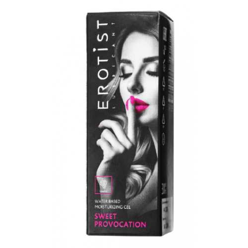 Съедобный гель Erotist SWEET PROVOCATION: GRAPES (Сладкая провокация со вкусом винограда), 30 мл