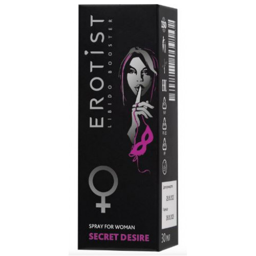 Женский возбуждающий подъязычный спрей «Erotist Secret Desire», объем 30 мл