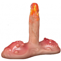 Фаллос-платформа на присоске фриктатор (вверх - вниз) 20 см Antonio