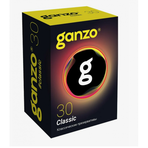 Презервативы Ganzo Classic, классические, латекс, 30 шт
