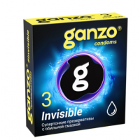 Супертонкие презервативы Ganzo Invisible 3 шт