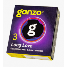 Продлевающие презервативы Ganzo Long Love - 3 шт.