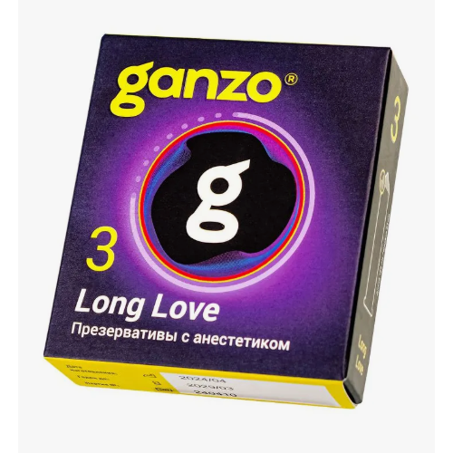 Продлевающие презервативы Ganzo Long Love - 3 шт.