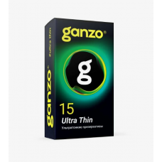 Презервативы Ganzo Ultra thin, 15 шт