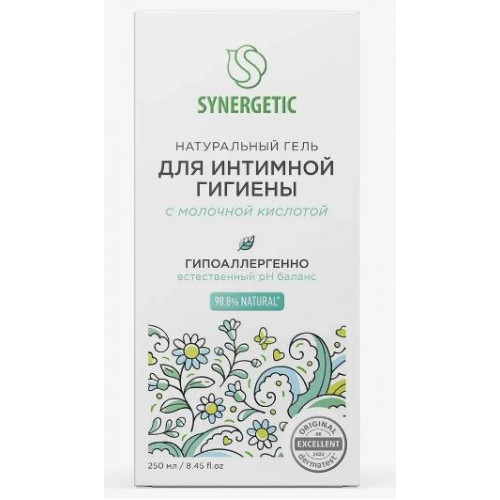 Гель для интимной гигиены Synergetic натуральный, 250 мл