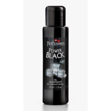 Стимулирующий гель HOTFLOWERS для массажа Power Black - 35 мл.