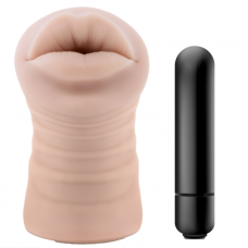 Мастурбатор Рот с вибрацией Hot Chocolate BL - 73533 vanilla