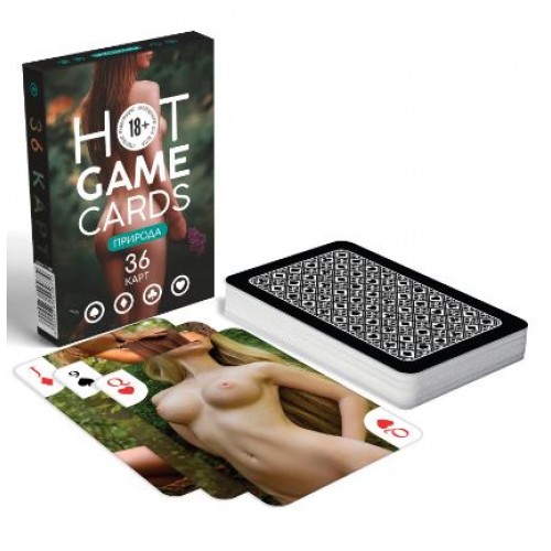 Игральные карты Hot game Cards Природа