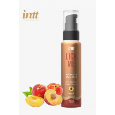 Intt Массажный гель LICK ME персик, 50 мл