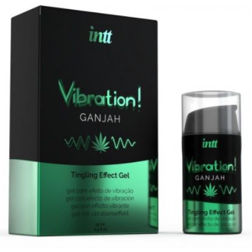 Гель с эффектом вибрации Intt VIBRATION Gan Jah 15 ml