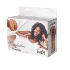 Кофейный мастурбатор-вагина Dumpling Lola