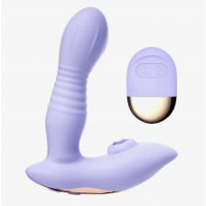 Вибратор lilo раздвижной и вакууматор LL-B2328 (цвет из ассортимента)