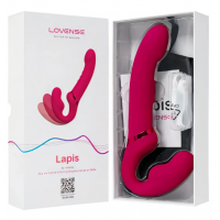 Страпон LOVENSE Lapis, красный