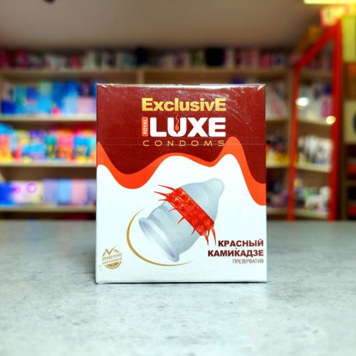 Презерватив LUXE Royal Красный Камикадзе - 1 шт.