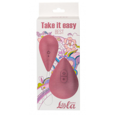 Розовое виброяйцо 6см с пультом ДУ Lola Games Take It Easy Best 9021-02lola wms