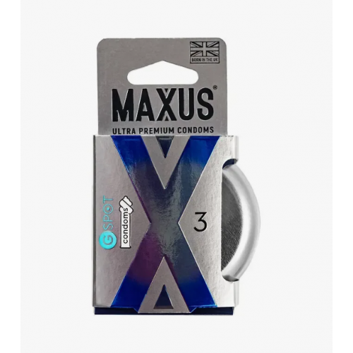 Презерватив Премиум MAXUS G Spot со спиралью (жб коробка)