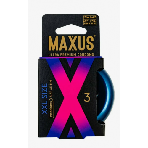 Презерватив Премиум MAXUS XXL - 60 mm (жб коробка)