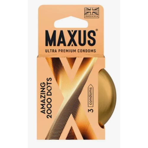 Презерватив Премиум MAXUS amazing (жб коробка)
