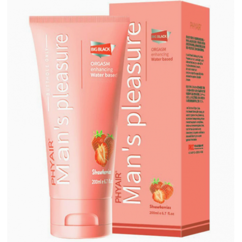 Оральная смазка Mans Pleasure Клубничная 200 ml