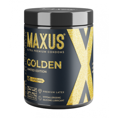 Maxus Golden condoms (Золотые 15штук)