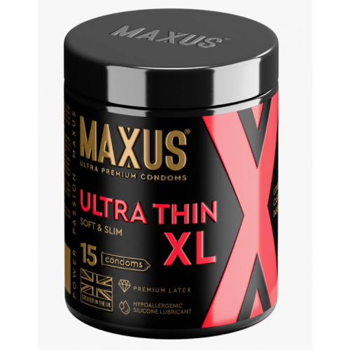 Maxus Ultra Thin XXL condoms (15штук)