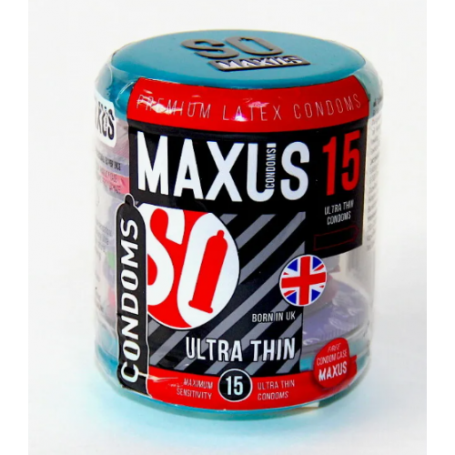 Maxus Ultrathin condoms (премиум презервативы 15штук)
