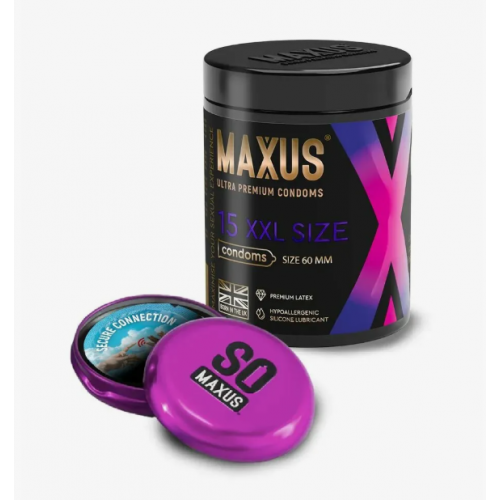 Maxus XXL condoms (Презервативы увеличенного размера 15штук)