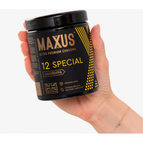 Maxus special condoms (тонкие премиум презервативы 12штук)
