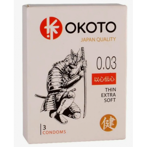 Презервативы классические OKOTO classic - 3 шт.