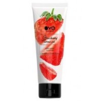 Лубрикант на водной основе OYO Aroma Gel Strawberry с ароматом клубники - 75 мл.