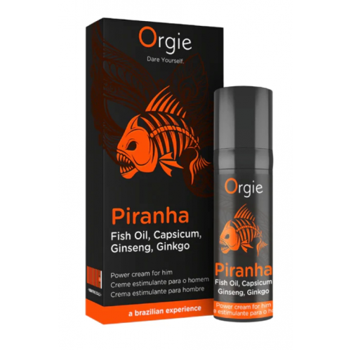 Крем возбудитель мужской "PIRANHA POWER CREAM", Orgie